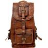 Fatto a mano Zaino City Bag in vera pelle zaino valigetta borsa da viaggio fatto a mano PE...