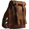 Fatto a mano Zaino uomo creativo in vera pelle vintage roll back pack borsa da viaggio per...