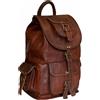 Fatto a mano Zaino uomo 20" nuovo grande in vera pelle zaino viaggio donna borsa