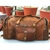 Originale Borsa Vintage Pelle 30" Borsone Donna Palestra Viaggio Pernottamento Original...