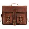 Originale Borsa messenger in pelle 18' fatta in casa nuova vera pelle vintage borsa a t...