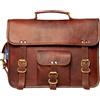 Originale Borsa da uomo in vera pelle bella vintage per laptop borsa a tracolla messenger