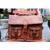 Originale Borsa a tracolla per computer portatile messenger vintage in pelle molto tipi...