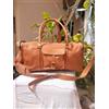 Vintage Borsa in pelle vintage viaggio pernottamento originale 30'' bagaglio borsone ...
