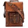 Originale Borsa a tracolla da uomo vintage in pelle messenger per laptop borsa a mano d...