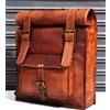 Fatto a mano Zaino 22" nuovo in vera pelle zaino laptop tracolla viaggio uomo borsa