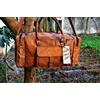 Vintage Borsa da notte in pelle vintage da viaggio originale borsone bagaglio palestr...