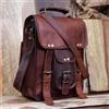 Fatto a mano Borsa a tracolla messenger vintage in pelle per laptop borsa da uomo vera fat...