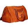 Fatto a mano 20 nuove borse in pelle Duffle Goat Gym bagaglio da viaggio vera borsa tote v...