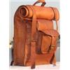 Fatto a mano Zaino da viaggio 22" nuovo spedizione veloce vintage in pelle roll back pack ...