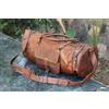 Fatto a mano Borsone in pelle marrone da 20" bagaglio da viaggio weekend trasporto notturn...
