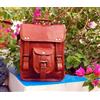 Fatto a mano Borsa da uomo in vera pelle vintage messenger per laptop fatta a mano marrone...