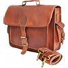 Fatto a mano Borsa a tracolla vintage valigetta in pelle alto profilo per laptop messenger...