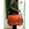 Originale Borsa da uomo extra large in pelle di bufalo 16 pollici borsa a tracolla mess...