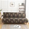 Hixingo Copridivano Senza Braccioli Elasticizzato, Copridivano 3 Posti Stile retrò Antiscivolo, Copri Divano LavabileFodera per Divano Letto Clic Clac (160-190cm,Modello Barocco)