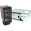 Lexmark 75B20Y0 cartuccia toner 1 pz Originale Giallo [75B20Y0]