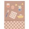 NOBODINOZ - Organizzatore da parete Vibes - Beige - Cotone biologico