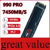 Nuovo 990PRO SSD 4TB 2TB 1TB M2 2280 PCIe Gen 4 NVMe per PS5 PC PS4 SSD interno veloce - 990 PRO 1TB
