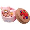 San-X Rilakkuma Cake Box Peluche Orso Doll Set Kiiroitori 7,9 pollici Limited Japan...