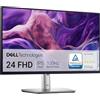 Dell P2425H 24 Full HD (1920x1080) Monitor, 100Hz, IPS, 5ms, 99% sRGB, USB-C, DisplayPort, HDMI, VGA, 4x USB, 3 Anni di Garanzia, Nero