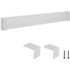 VEVOR Copritermosifone, Profilo Angolare per Battiscopa Riscaldante, Serie di Base da 1526 mm, Copritermosifone Elettrico Standard per Ristrutturazioni Domestiche, in Acciaio Resistente, Bianco