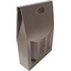 Weboxes Porta bottiglia tripla con manico 27 x 9 x 38 - Grigio Antracite - Confezione da 20 pezzi