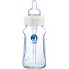 J Bimbi Super Glass - Biberon in Vetro Termoresistente 0m+, 260ml