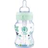 J Bimbi Trendy - Biberon Polipropilene Colore Verde Acqua 0m+, 160ml