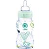 J Bimbi Trendy - Biberon Polipropilene Colore Verde Acqua 6m+, 330ml