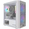 eXtremeBit PC Computer Gaming Assemblato Intel i5-12400F Ram 32GB SSD 1TB RTX 5050 8GB GDDR6 Bianco