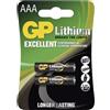 GP Lithium Battery AAA (FR03) 2 pack