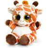 Keel Toys Animotsu - Giraffa di Peluche, Morbida, con Grandi Occhi Glitterati, ca. 15 cm