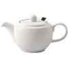 Villeroy & Boch 10-4153-0630 for Me Coperchio e Filtro, teiera Bianca e dal Design Elegante in Porcellana Premium, Adatta per lavastoviglie, 450 ml, Bianco