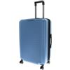 Mandarina Duck Logoduck unisex + Trolley Medium Exp P10fsv23 valigia, Blu porcellana, taglia unica, Linea iconica policarbonato