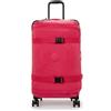 Kipling SPONTANEOUS M Bagaglio a ruote medie, Upright, Resort Pink (Rosa)