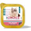 The Choice Paté al Salmone per Gatti Adulti - Alimento Umido - 100 g Prezzo x 6 unità