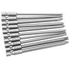 Hilitand 10pcs Punte a cacciavite accessori utensili elettrici teste cacciaviti a testa piatta Set S2 Acciaio con gambo esagonale magnetico PH1 PH2 Cacciavite a punte Set 1 / 4inch 100mm