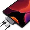 SATECHI USB-C Pro Hub Mobile, con ricarica USB-C PD, HDMI 4K, USB 3.0 e jack per cuffie da 3,5 mm, compatibile con iPad Pro 2018, Microsoft Surface Go e altro - Grigio Siderale