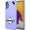 BORYA Silicone Cover per Samsung Galaxy A52s 5G/Samsung Galaxy A52, Ultra Sottile Antiurto Morbida Antigraffio Premio TPU Custodia, Elegante Semplice Colore Modello Caso con Fodera Microfibra. P1