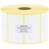 Gicaprice Etichette Termiche Bianche 50x30 mm - Rotolo da 2000 Pezzi con Anima da 40 mm - Etichette Adesive Permanenti Compatibili con Stampanti Termiche Zebra e Altro - Marca Gicaprice (50x30, 1)