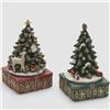 EDG Carillon Albero di Natale con Regalo H19cm EDG 2 Varianti