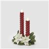 EDG Candela LED con Coroncina Ø16x21x29cm EDG Green Red