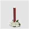 EDG Candela LED con Coroncina EDG H28 Ø15 Verde Rosso