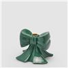 EDG Portacandela Fiocco Verde EDG H11 13x13 cm Natale - REGISTRATI! SCOPRI ALTRE PROMO