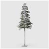 EDG Albero di Natale Pino West Innevato Tronco Lungo H250 cm **ULTIMO PEZZO**