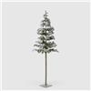 EDG Albero di Natale Pino West Innevato Tronco Lungo H230 cm **ULTIMO PEZZO**