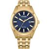 Citizen Dress Eco Drive BM7532-54L Orologio da uomo blu e oro 4974374334572 oro giallo, Vestito