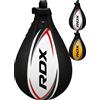 RDX Palla Veloce Boxe, Vacchetta Pelle Speedball, Pera da Boxe con Gancio Soffitto per Muay Thai MMA Pugilato Sacco Punzonatura Allenamento di velocità Combattimento Sport Fitness Boxing Speed Bag