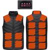 Fafeicy Gilet Riscaldato Leggero Uomo, Riscaldante Elettrico Ricaricabile Intelligente, Unisex Impermeabile (5XL)