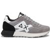 SUN68 Sneakers Uomo Jaki Solid Grigio/Nero